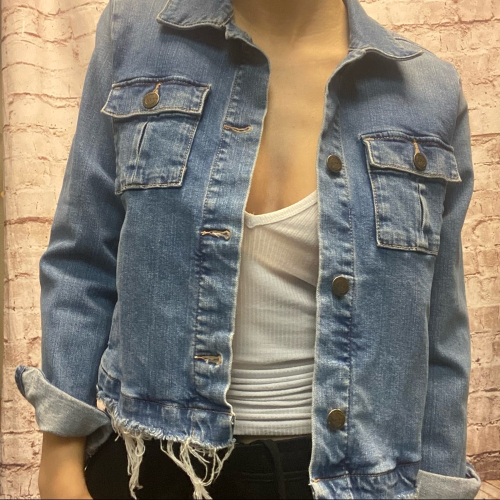 Crop Jean Jacket - Picture 3 of 6